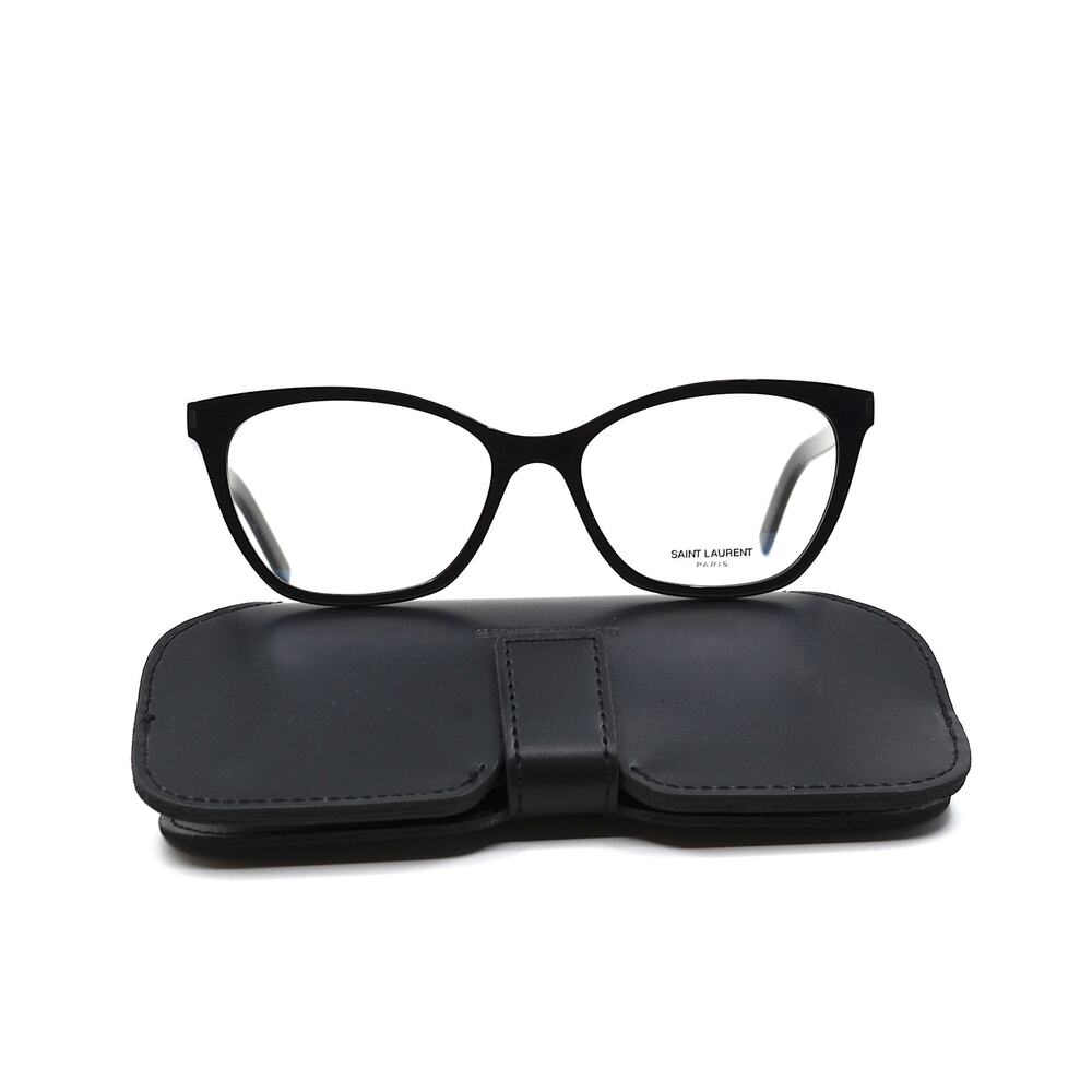 SAINT LAURENT SL 287 SLIM BLACK AUTHENTIC EYEGLASSES FRAME - Picture 5 of 14
